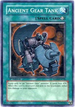 Ancient Gear Tank (Common) (SD10-EN018) - Structure Deck: Machine Re-Volt 1st Edition