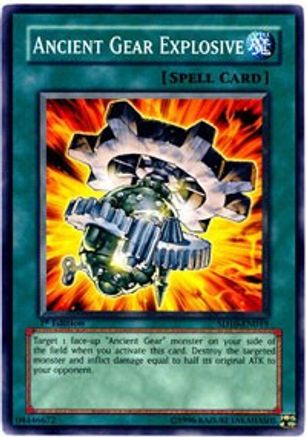 Ancient Gear Explosive (Common) (SD10-EN019) - Structure Deck: Machine Re-Volt 1st Edition