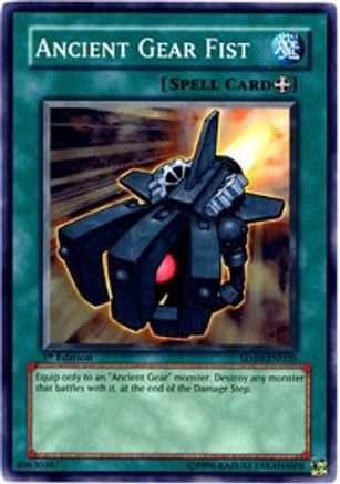 Ancient Gear Fist (Common) (SD10-EN020) - Structure Deck: Machine Re-Volt 1st Edition