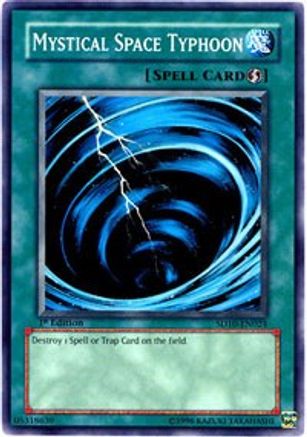 Mystical Space Typhoon (Common) (SD10-EN024) - Structure Deck: Machine Re-Volt 1st Edition