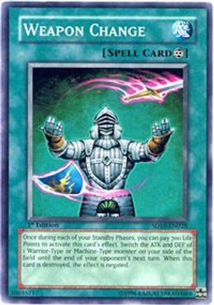 Weapon Change (Common) (SD10-EN028) - Structure Deck: Machine Re-Volt Unlimited