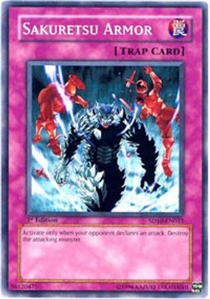 Sakuretsu Armor (Common) (SD10-EN033) - Structure Deck: Machine Re-Volt 1st Edition