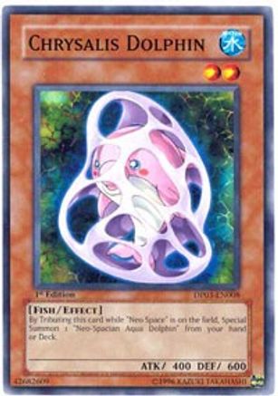 Chrysalis Dolphin (Common) (DP03-EN008) - Duelist Pack 3: Jaden Yuki 2 1st Edition