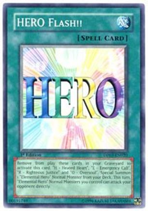 HERO Flash!! (Common) (DP03-EN020) - Duelist Pack 3: Jaden Yuki 2 Unlimited