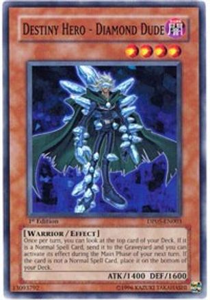 Destiny Hero - Diamond Dude (Common) (DP05-EN003) - Duelist Pack 5: Aster Phoenix 1st Edition