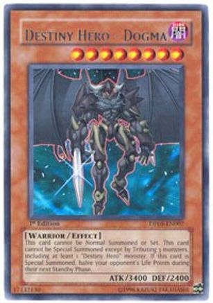 Destiny HERO - Dogma (Rare) (DP05-EN007) - Duelist Pack 5: Aster Phoenix 1st Edition