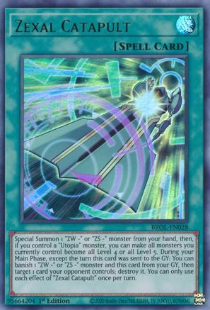 Zexal Catapult (Ultra Rare) (BROL-EN028) - Brothers of Legend 1st Edition