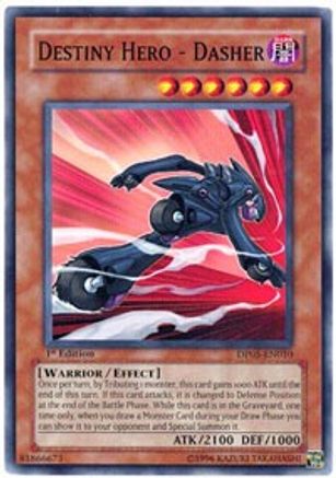 Destiny HERO - Dasher (Common) (DP05-EN010) - Duelist Pack 5: Aster Phoenix 1st Edition