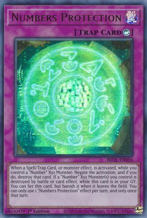 Numbers Protection (Ultra Rare) (BROL-EN056) - Brothers of Legend 1st Edition