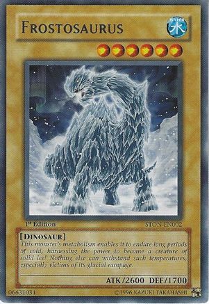 Frostosaurus (Rare) (STON-EN002) - Strike of Neos 1st Edition