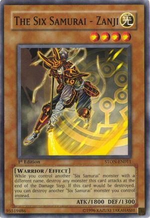The Six Samurai - Zanji (Common) (STON-EN011) - Strike of Neos 1st Edition
