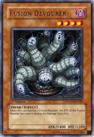 Fusion Devourer (Rare) (STON-EN020) - Strike of Neos 1st Edition