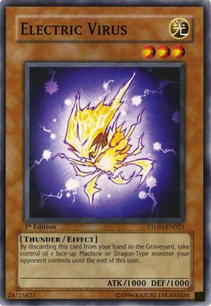Electric Virus (Common) (STON-EN021) - Strike of Neos 1st Edition