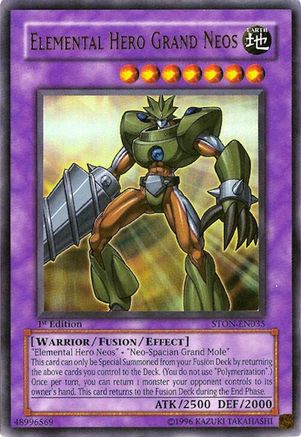 Elemental Hero Grand Neos (Ultra Rare) (STON-EN035) - Strike of Neos 1st Edition