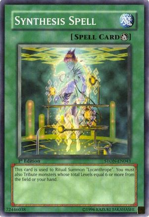 Synthesis Spell (Common) (STON-EN043) - Strike of Neos 1st Edition