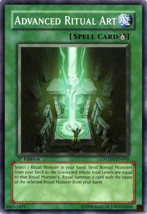 Advanced Ritual Art (Common) (STON-EN045) - Strike of Neos 1st Edition