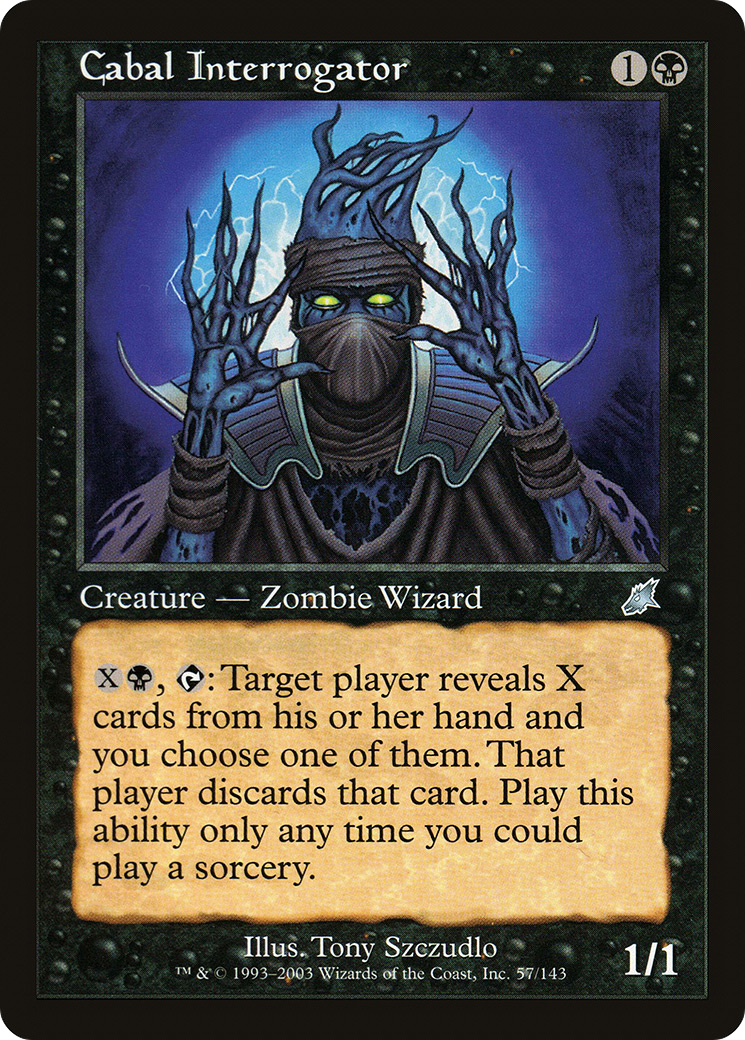 Cabal Interrogator (SCG-057) [Scourge] Foil