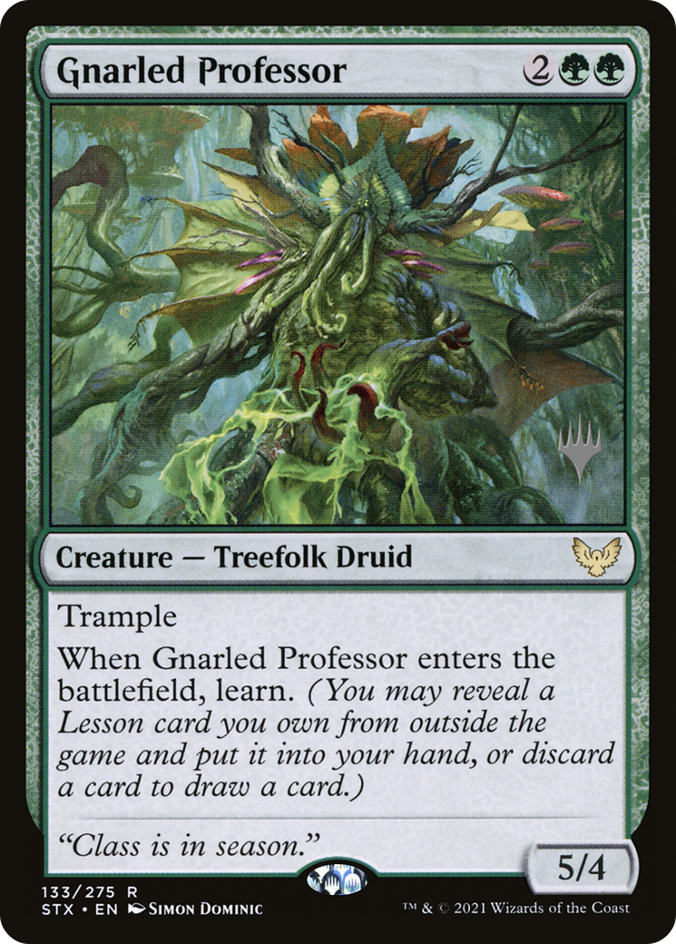 Gnarled Professor (PPSTX-133) [Promo Pack: Strixhaven: School of Mages Promos]