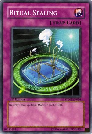 Ritual Sealing (Common) (STON-EN056) - Strike of Neos 1st Edition