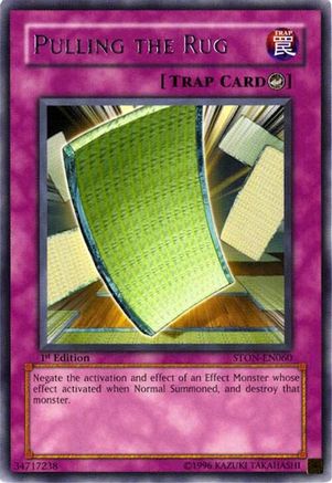 Pulling the Rug (Rare) (STON-EN060) - Strike of Neos Unlimited