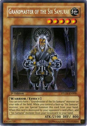 Grandmaster of the Six Samurai (Secret Rare) (STON-EN000) - Strike of Neos Unlimited