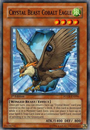 Crystal Beast Cobalt Eagle (Common) (FOTB-EN006) - Force of the Breaker Unlimited