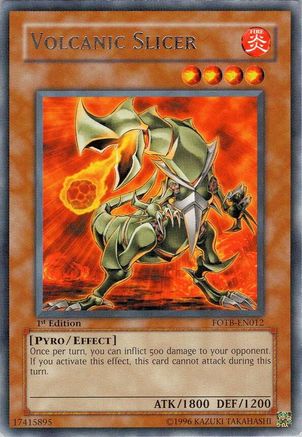 Volcanic Slicer (Rare) (FOTB-EN012) - Force of the Breaker Unlimited