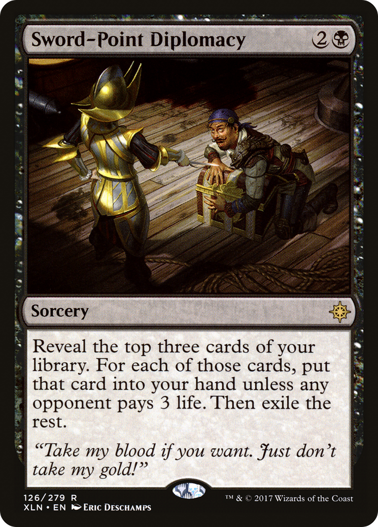 Sword-Point Diplomacy (XLN-126) [Ixalan] Foil