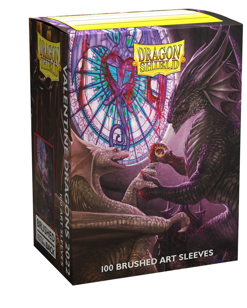 Dragon Shield - Brushed Art Standard Sleeves - Valentines Dragon 2022