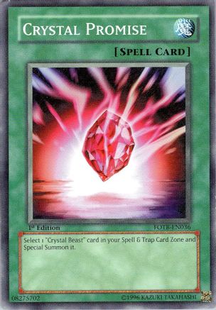 Crystal Promise (Common) (FOTB-EN036) - Force of the Breaker Unlimited