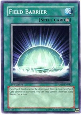 Field Barrier (Common) (FOTB-EN042) - Force of the Breaker 1st Edition