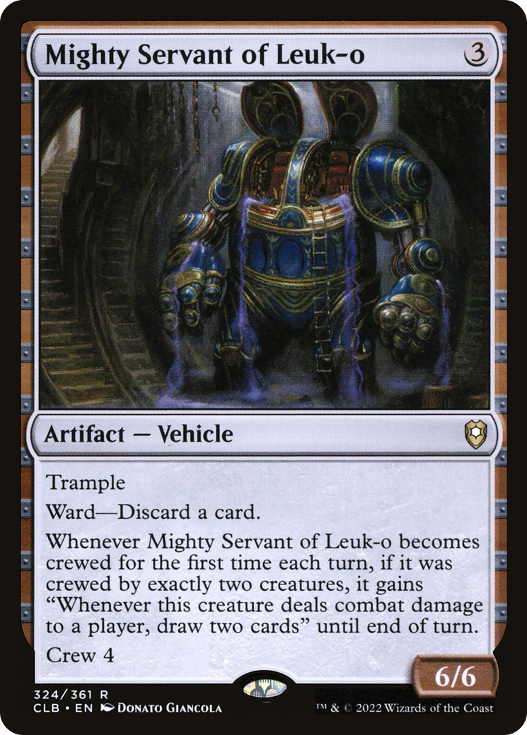 Mighty Servant of Leuk-o (CLB-324) [Commander Legends: Battle for Baldur's Gate] Foil