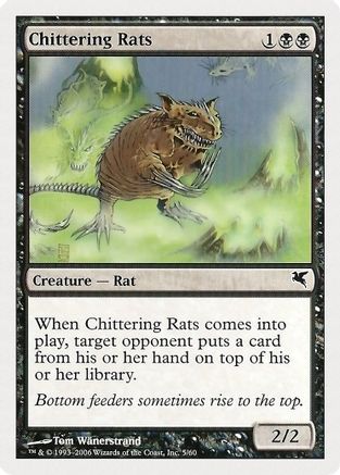 Chittering Rats (PSAL-005) [Magic Encyclopedia 2005 (Salvat/Hachette)]
