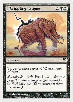Crippling Fatigue (PSAL-006) [Magic Encyclopedia 2005 (Salvat/Hachette)]