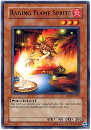 Raging Flame Sprite (Common) (DR3-EN080) - Dark Revelation Volume 3 Unlimited