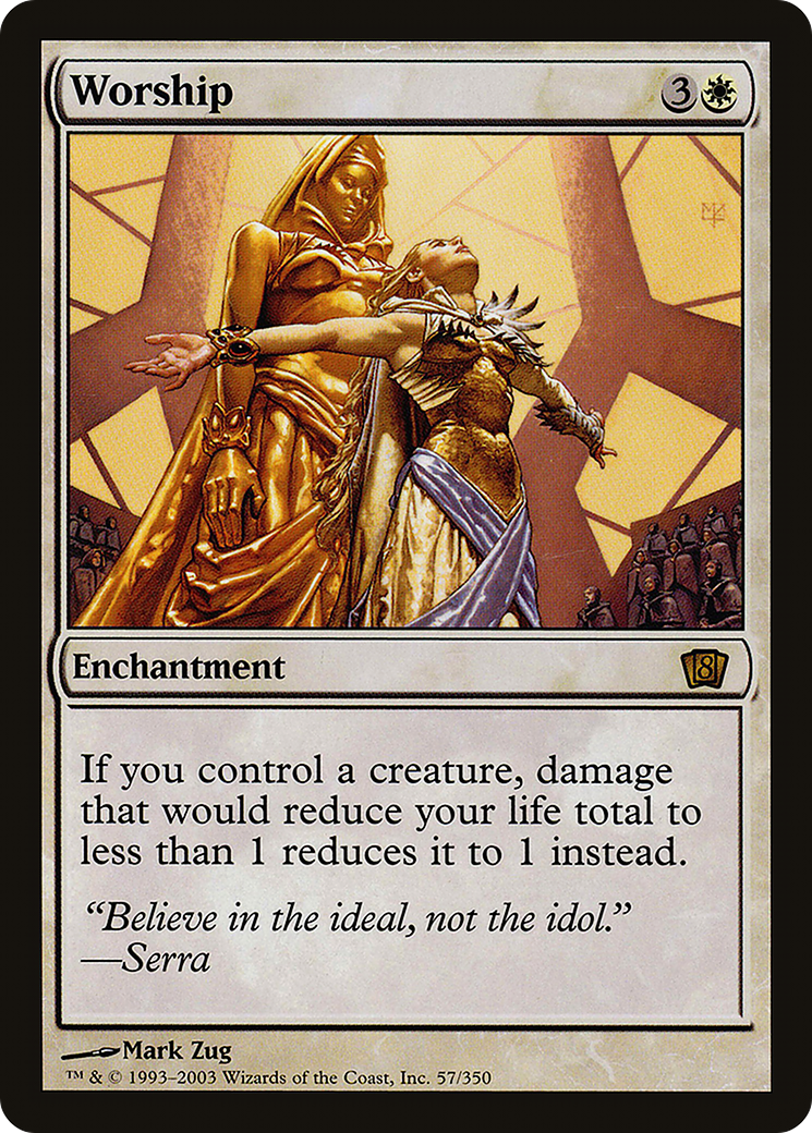 Worship (8ED-057) [8th Edition] Foil
