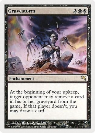 Gravestorm (PSAL-037) [Magic Encyclopedia 2005 (Salvat/Hachette)]