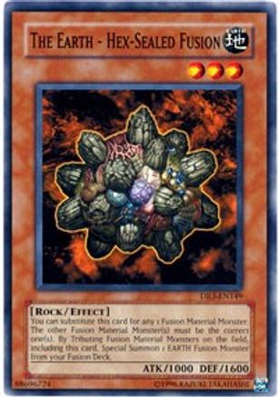 The Earth - Hex-Sealed Fusion (Common) (DR3-EN149) - Dark Revelation Volume 3 Unlimited