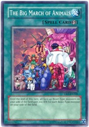 The Big March of Animals (Common) (DR3-EN168) - Dark Revelation Volume 3 Unlimited