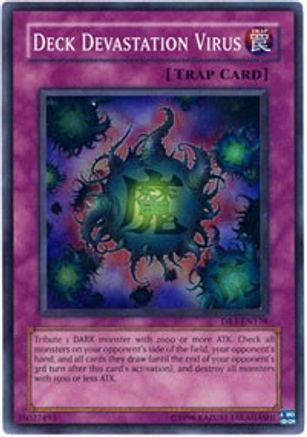 Deck Devastation Virus (Super Rare) (DR3-EN178) - Dark Revelation Volume 3 Unlimited