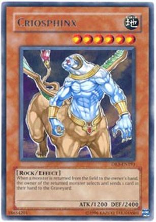Criosphinx (Rare) (DR3-EN193) - Dark Revelation Volume 3 Unlimited