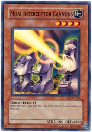 Moai Interceptor Cannons (Common) (DR3-EN194) - Dark Revelation Volume 3 Unlimited