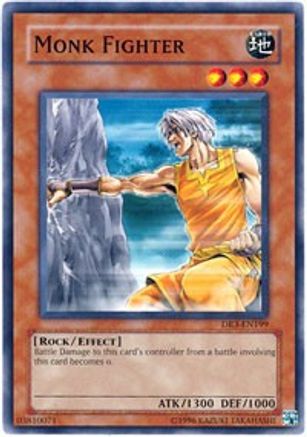 Monk Fighter (Common) (DR3-EN199) - Dark Revelation Volume 3 Unlimited