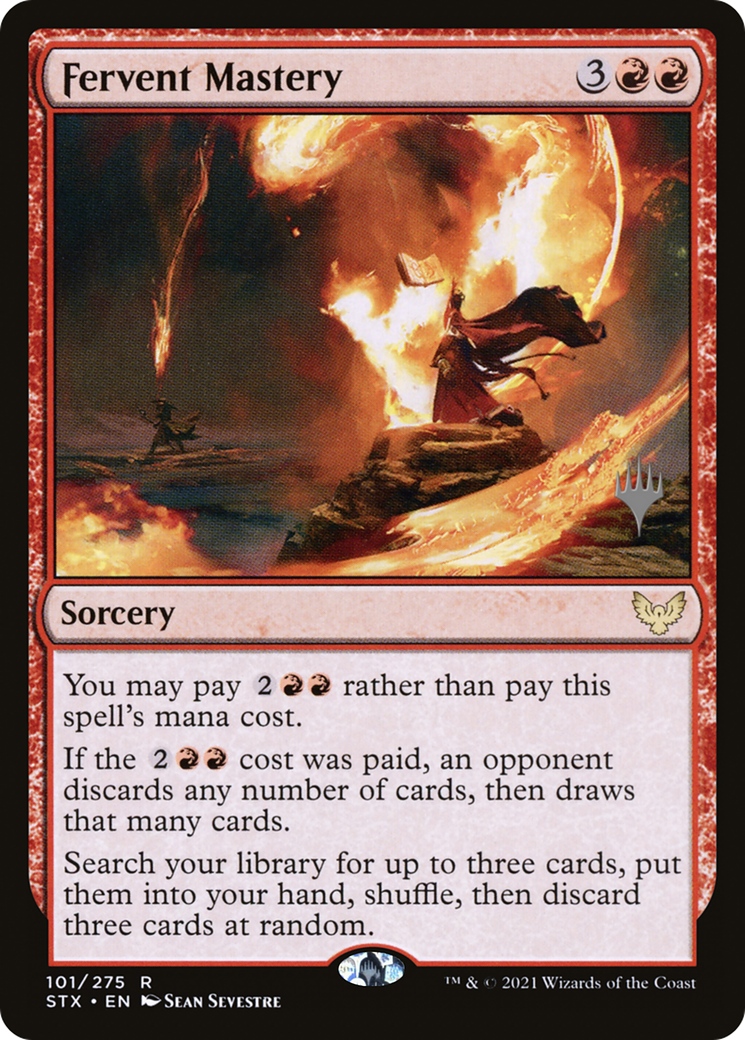 Fervent Mastery (PPSTX-101) [Promo Pack: Strixhaven: School of Mages Promos]