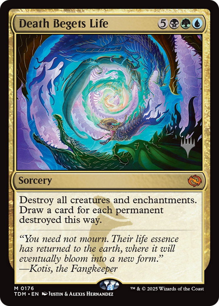 Death Begets Life (PPTDM-176) [Promo Pack: Tarkir: Dragonstorm]