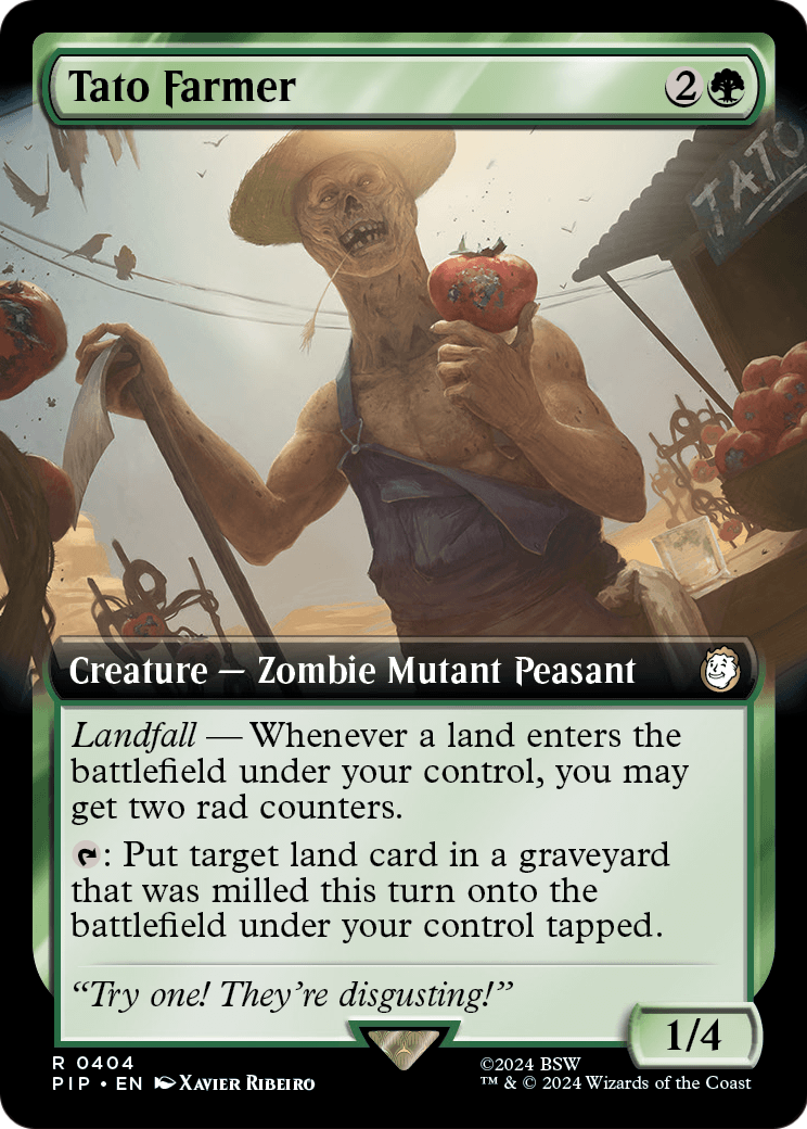 Tato Farmer (Extended Art) (PIP-404) [Fallout] Foil