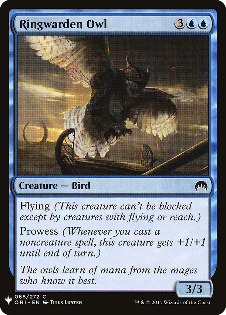 Ringwarden Owl (LIST-068) [The List]