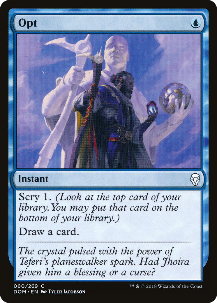 Opt (DOM-060) [Dominaria] Foil