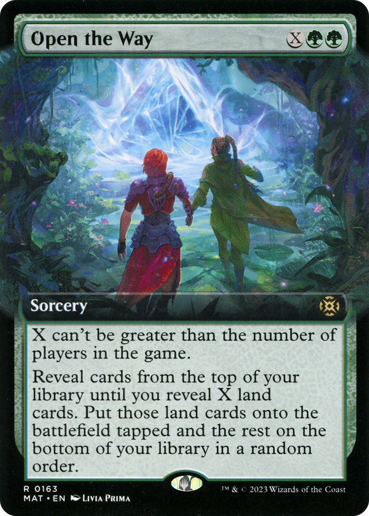 Open the Way (Extended Art) (MAT-163) [March of the Machine: The Aftermath]