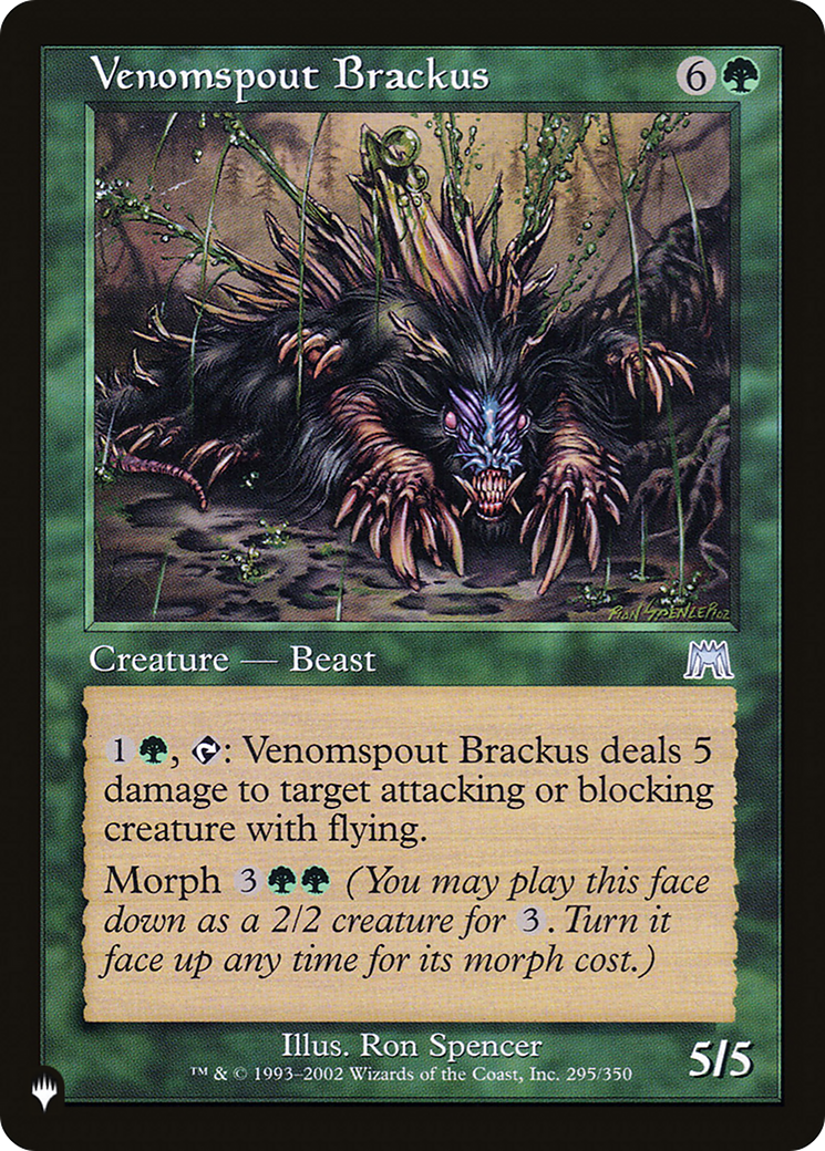 Venomspout Brackus (LIST-295/350) [The List]